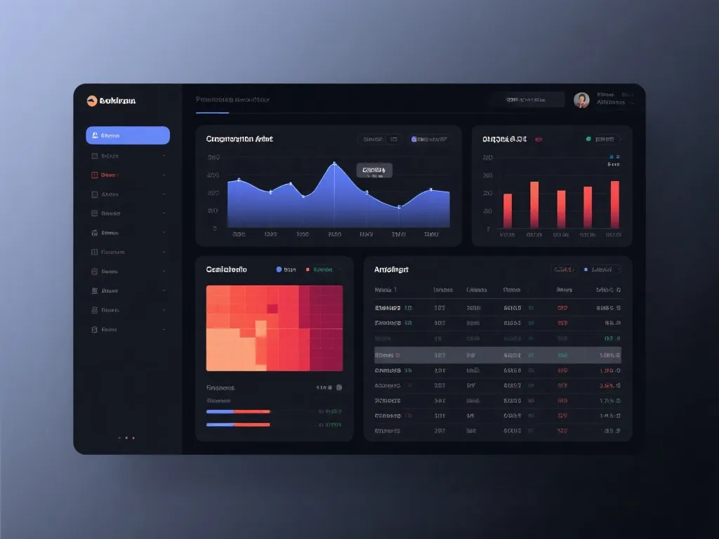 Data Analytics Dashboard UI